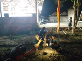 Karang Taruna dan Warga Nogosari 2 Gotong Royong Bangun Lapangan Voli